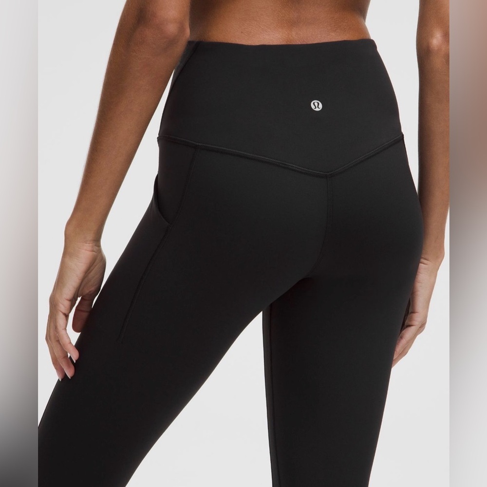 NWT Lululemon Align High-Rise Leggings Pants With Pockets 28”, black, 6 - Picture 6 of 6